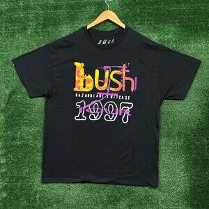 Bush Razorblade Suitcase 1997 graphic T-shirt in size XL